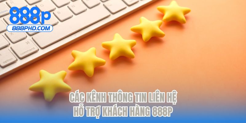 Các kênh thông tin liên hệ hỗ trợ khách hàng 888P