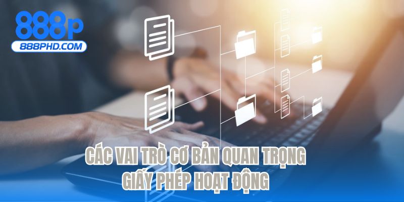 Các vai trò cơ bản quan trọng giấy phép hoạt động