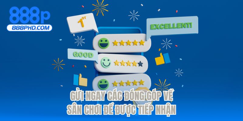 Gửi ngay các đóng góp về sân chơi để được tiếp nhận
