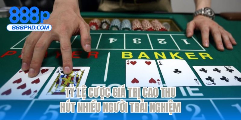 Tỷ lệ cược giá trị cao thu hút nhiều người trải nghiệm